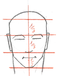 Canons par tiers de face 